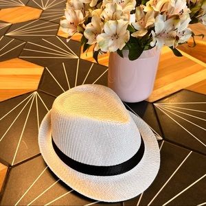 Cream Unisex Fedora Hat
